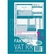 Druk FAKTURA VAT RR dla rolników A5 (185-3)